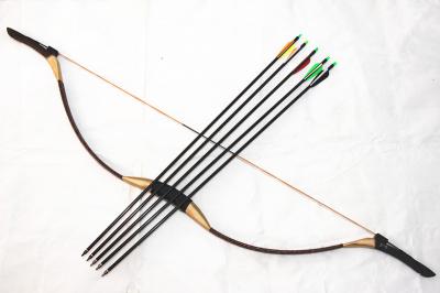 New 30lbs Archery Hunting Recurve Bow Han Dynasty Traditional Snake Skin Bow for ()
